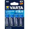 Varta AA 1,5V Alkaline batteri (4 stk) Best i test!-0