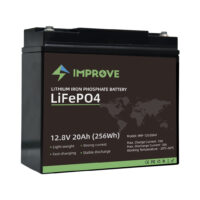 Lithium Batteri 12V 20Ah (LiFePO4) BMS 20A-0