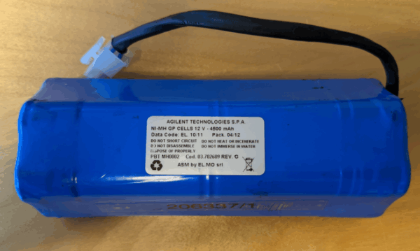 Batteri for AGILENT TECHNOLOGIES 03.702609 PBT MH0002 12V NSNP-0 Batteri for AGILENT TECHNOLOGIES 03.702609 PBT MH0002 12V NSNP-0