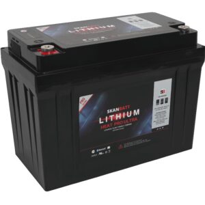 SKANBATT Lithium HEAT PRO 'Ultra' 12V 100AH - CAN Bus - 300A (
