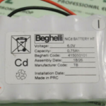 Batteri for Beghelli 6V 1500mAh 415.050.100 -0