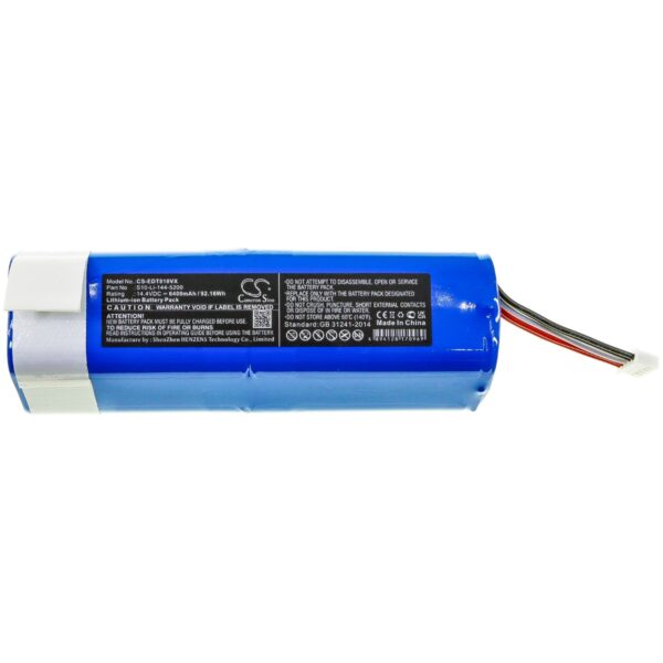 Batteri for Ecovacs Li-ion 14,4V 6400mAh S10-Li-144-0 Batteri for Ecovacs Li-ion 14,4V 6400mAh S10-Li-144-0