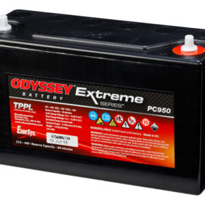 ODYSSEY PC950 AGM Batteri 12V 34AH 400CCA (250x97x156mm) Polstilling 5 - Plusspol til høyre-0