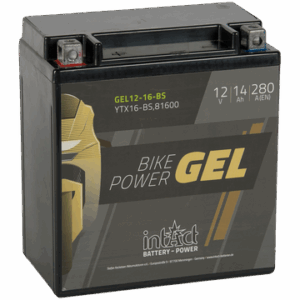 YTX16-BS GEL batteri til Gressklipper MC og ATV 12V 14Ah (150x87x161mm)-0