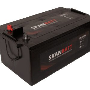 SKANBATT Fritidsbatteri 12V 230AH 1150CCA (513x276x210/242mm) Polstilling 4 - Plusspol til venstre-0