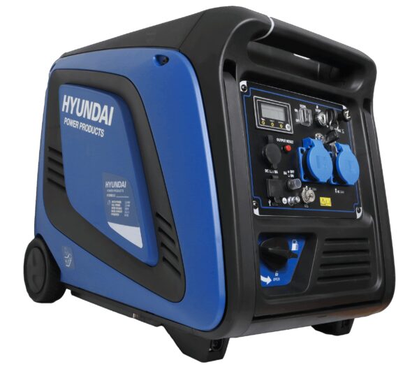 HYUNDAI HY3900SEi Inverter Aggregat 3900W - Elektrisk Start - Fjernkontroll - ATS-0