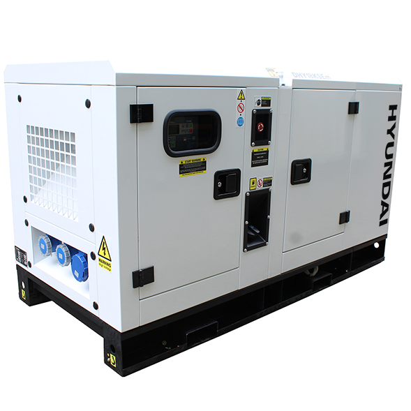 HYUNDAI DHY18KSEm Diesel strømaggregat 17,6kVA 1-Fase - 1500RPM - Vannkjølt-0