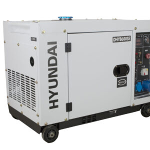 HYUNDAI DHY8600SE Strømaggregat 6300W - Elektrisk start - Diesel - Forvarming-0