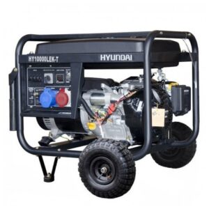 HYUNDAI HY10000LEK-T Strømaggregat 7500W - Elektrisk start - bensin - 3-fase + 1-fase-0