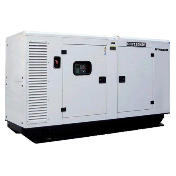 HYUNDAI DHY110KSE Diesel strømaggregat 109kVA 400V 3-Fase - 1500RPM - Vannkjølt-0