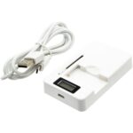 Universal Lader for små li-ion batterier, typ mobil, kamera, GPS batterier-0