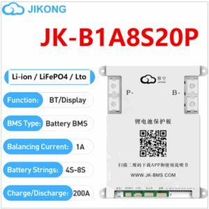 3S 4S - 8S 300A BMS for LiFePo4 med aktiv balansering, bluetooth og varme-113683