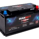 SKANBATT V2 Lithium HEAT Batteri 12V 180AH 150A BMS - Bobil - Bluetooth-0