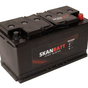 SKANBATT GEL Batteri 12V 84AH (353x175x190mm) Polstilling 5 - Plusspol til hÃƒÂ¸yre-0