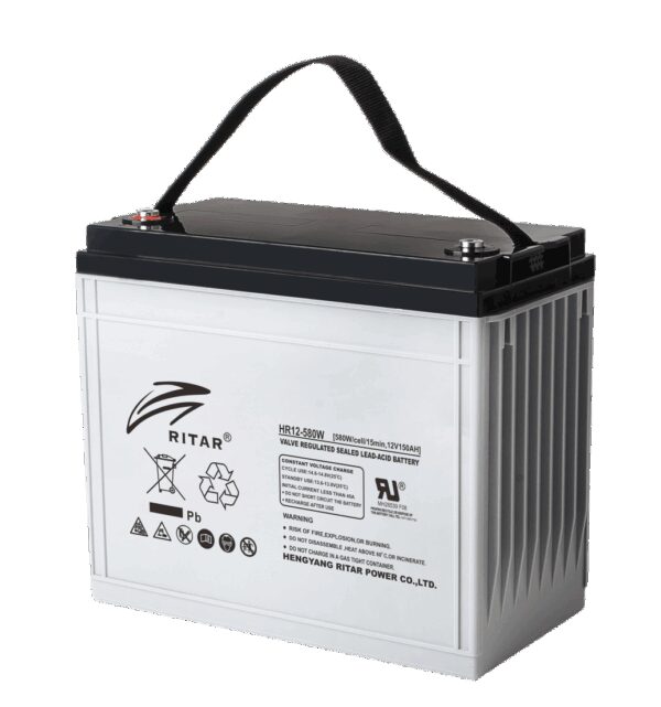 RITAR High Rate AGM Batteri 12V 155AH (340x173x280(285)mm) M8-0