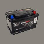 SKANBATT Lithium Start- og forbruksbatteri 12V 60Ah 900CA - Bluetooth-0