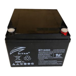 RITAR AGM Batteri 12V 26AH (166x175x125mm) M5-0