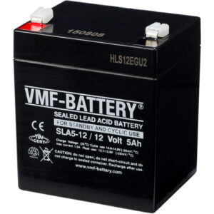 VMF 12V 5AH AGM Batteri (tilsvarer Ritar RT1250)-0