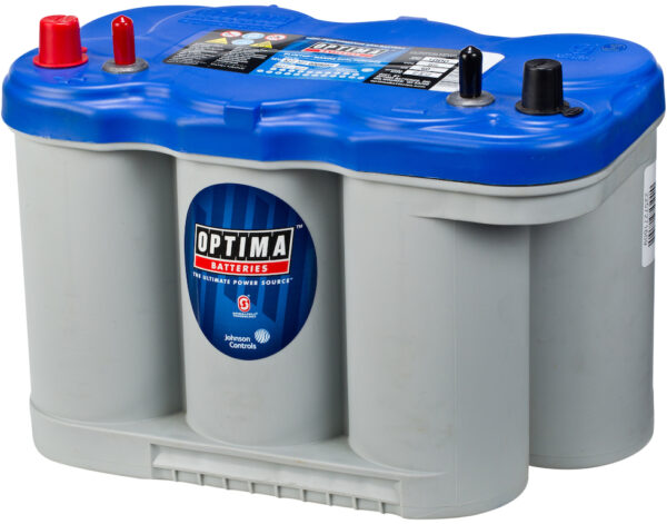OPTIMA AGM Blue Top 12V 66AH 845CCA (309x172x221mm) Polstilling 4 - Plusspol til venstre 8027-227-0 OPTIMA AGM Blue Top 12V 66AH 845CCA (309x172x221mm) Polstilling 4 - Plusspol til venstre 8027-227-0