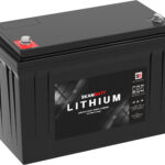 SKANBATT Bluetooth Lithium Batteri 12V 100AH 150A BMS - 8 års garanti-0
