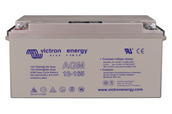 VICTRON AGM Batteri 12V 165Ah Deep Cycle-0