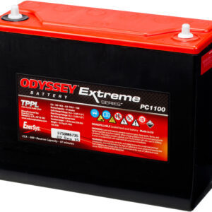 ODYSSEY PC1100 AGM Batteri 12V 45AH 500CCA (250x97x206mm) Polstilling 5 - Plusspol til hÃƒÂ¸yre-0