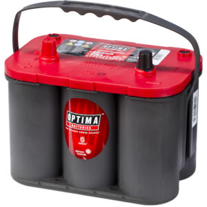 OPTIMA AGM Red Top 12V 50AH 815CCA (254x174x195mm) Polstilling 4 - Plusspol til venstre TOPP POL 'Bestselger'-0