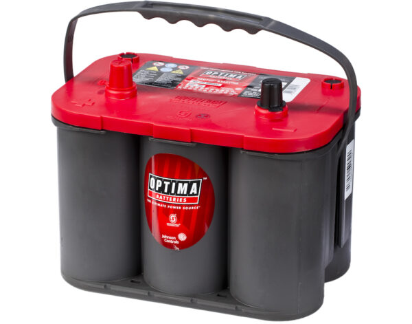 OPTIMA AGM Red Top 12V 50AH 815CCA (254x174x195mm) Polstilling 4 - Plusspol til venstre TOPP POL 'Bestselger'-0 OPTIMA AGM Red Top 12V 50AH 815CCA (254x174x195mm) Polstilling 4 - Plusspol til venstre TOPP POL 'Bestselger'-0
