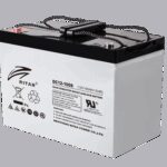 RITAR AGM Deep Cycle Batteri 12V 100AH C10 (307x169x211mm) Polstilling 4 - Plusspol til venstre-0