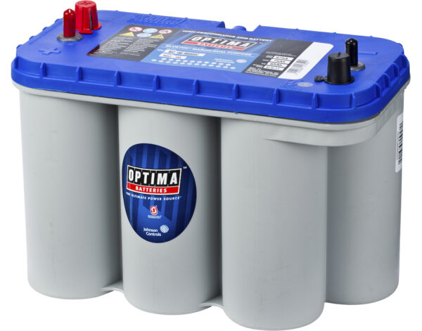 OPTIMA AGM Blue Top 12V 75AH 975CCA (325x165x238mm) Polstilling 4 - Plusspol til venstre 8052-188-0