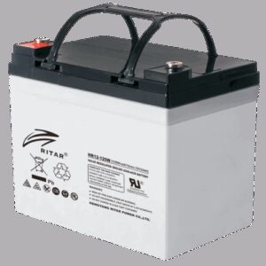 RITAR High Rate AGM Batteri 12V 33AH (195x130x168mm) M6-0