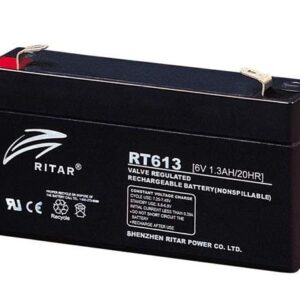 RITAR AGM Batteri 6V 1,3AH (94x24x52mm) F1-0