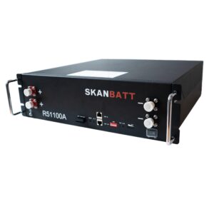 SKANBATT Lithium 3U Rackbatteri 51,2V 100Ah - 5,12kWh - LiFePO4-0