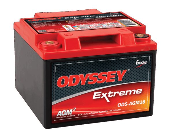 ODYSSEY PC925L AGM Batteri 12V 28AH 330CCA (169x179x128mm) Polstilling 4 - Plusspol til venstre-0