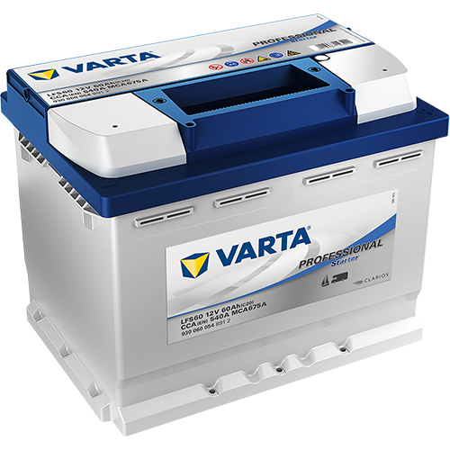 VARTA Fritidsbatteri 12V 60 AH 540 CCA (242x175x190mm) Polstilling 5 - Plusspol til høyre LFS60-0 VARTA Fritidsbatteri 12V 60 AH 540 CCA (242x175x190mm) Polstilling 5 - Plusspol til høyre LFS60-0