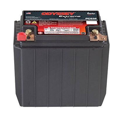 ODYSSEY PC535 AGM Batteri 12V 14AH 200CCA (170x99x158mm) Polstilling 4 - Plusspol til venstre-0