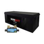 SKANBATT Lithium Batteri 48V 100AH 100A BMS (640x245x220mm) IP67 - Med Bluetooth - NYHET! (kan forhÃƒÂ¥ndsbestilles)-0