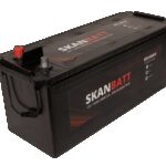 SKANBATT Fritidsbatteri 12V 140AH 800CCA (513x189x203/223mm) Polstilling 4 - Plusspol til venstre-0