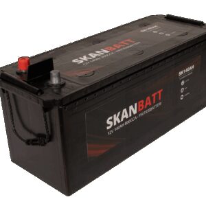 SKANBATT Fritidsbatteri 12V 140AH 800CCA (513x189x203/223mm) Polstilling 4 - Plusspol til venstre-0