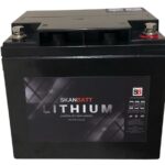 SKANBATT Bluetooth Lithium Batteri 12V 50AH 50A BMS-0