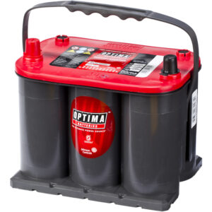 OPTIMA AGM Red Top 12V 44AH 730CCA (237x172x197mm) Polstilling 4 - Plusspol til venstre 8020-255-0