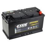 EXIDE GEL Batteri 12V 80AH (353x175x190mm) Polstilling 5 - Plusspol til hÃƒÂ¸yre-0