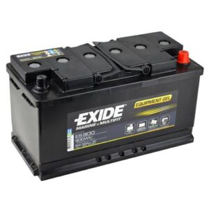 EXIDE GEL Batteri 12V 80AH (353x175x190mm) Polstilling 5 - Plusspol til hÃƒÂ¸yre-0
