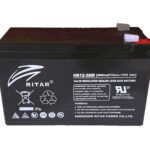 RITAR High Rate AGM Batteri 12V 9AH (151x65x93,5mm) F2-0
