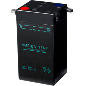 VMF MC Batteri 6V 24AH 200CCA (110x96x212) diagonalt | YB2-6-0