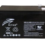 RITAR High Rate AGM Batteri 12V 8AH (151x65x93,5mm) F1-0