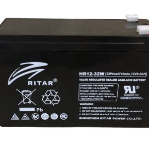 RITAR High Rate AGM Batteri 12V 8AH (151x65x93,5mm) F1-0