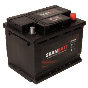 SKANBATT Fritidsbatteri 12V 60AH 480CCA (242x175x190/190mm) Polstilling 5 - Plusspol til hÃƒÂ¸yre-0