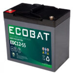 ECOBAT EDC12-55 AGM Batteri 12V 55AH (DC12-60)-0