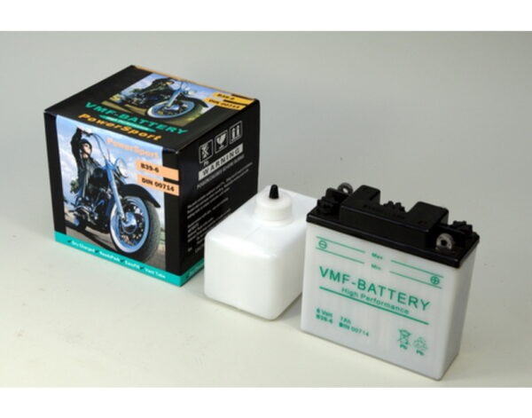 MC Batteri 6V 8AH 60CCA (126x48x126mm) +diagonalt | B39-6-0